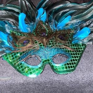 Peacock mask